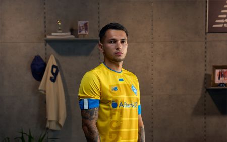 Playing in blue-yellow kit on Independence Day